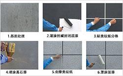 真石漆施工工藝